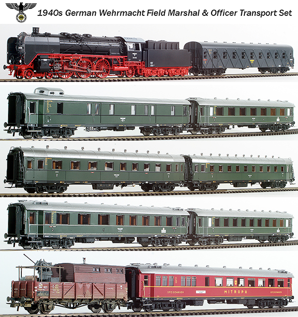 REI Models 409421 - 1940s German Wehrmacht Field Marshal & Officer Transport Set